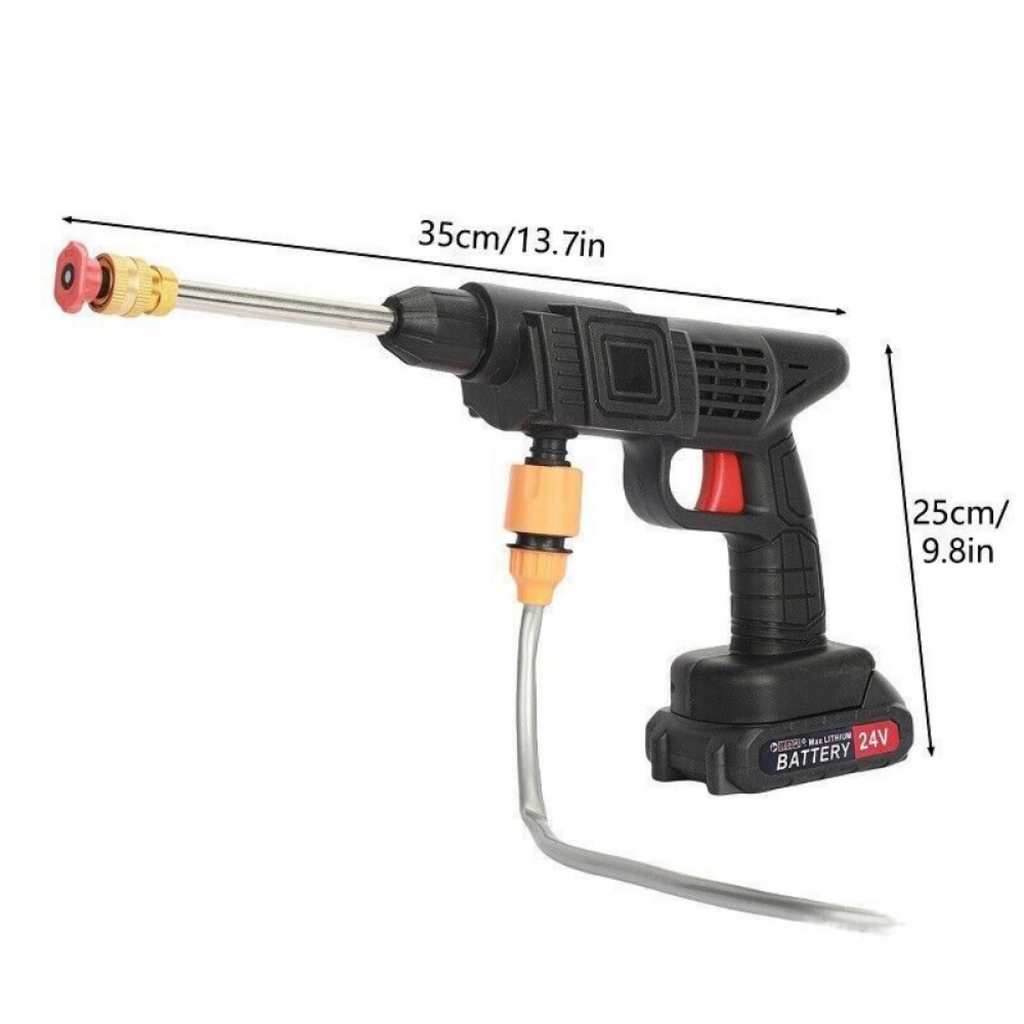 Cordless High-Pressure Power Washer – Portable Car Jet Wash Kit