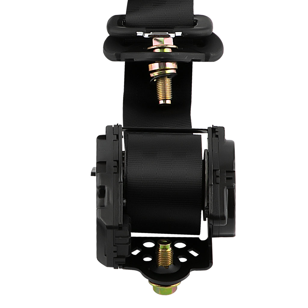Universal 3-Point Retractable Seat Belt – Adjustable Lap & Diagonal Safety Strap