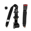 Universal 3-Point Retractable Seat Belt – Adjustable Lap & Diagonal Safety Strap