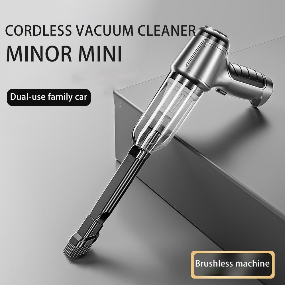 2-in-1 Handheld Cordless Car Vacuum & Power Blower – High-Speed German Brushless Motor, Wet/Dry Suction, 4 Nozzles & 3 Replacement Filters
