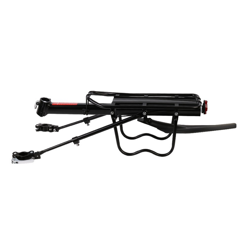 Aluminum Alloy Bicycle Rear Pannier Rack Mountain Bike Rear Carrier with Adjustable Fender