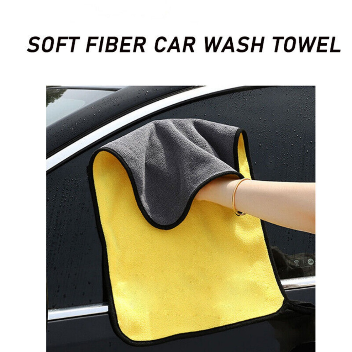 12-Pack Premium Microfiber Car Drying Towels – Extra Soft Coral Fleece (30x40cm)