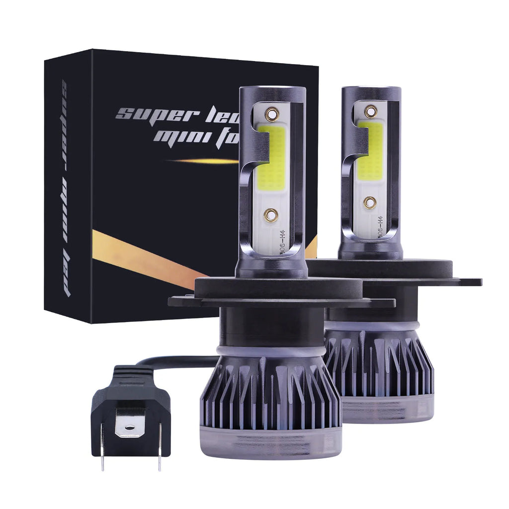 2Pcs LED H4 H7 Car Headlight H1 LED Bulb H8 H11 9005 HB3 9006 HB4 9004 HB1 H3 HB5 H13 Led Lights 20000LM Turbo lampada 12V