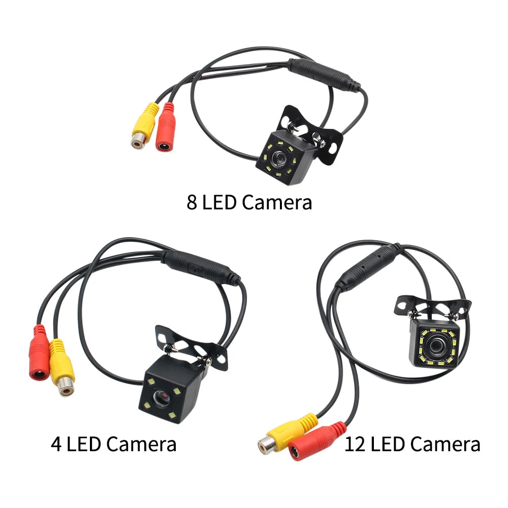Universal HD Rear-View Reverse Camera - Waterproof Night Vision Parking Assistant
