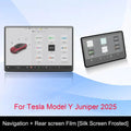 TESFORCE Tempered Glass Screen Protector for Tesla Model 3 Highland (2023-2026) & Model Y Juniper – Front Navigation & Rear Screen HD/Matte Film Kit