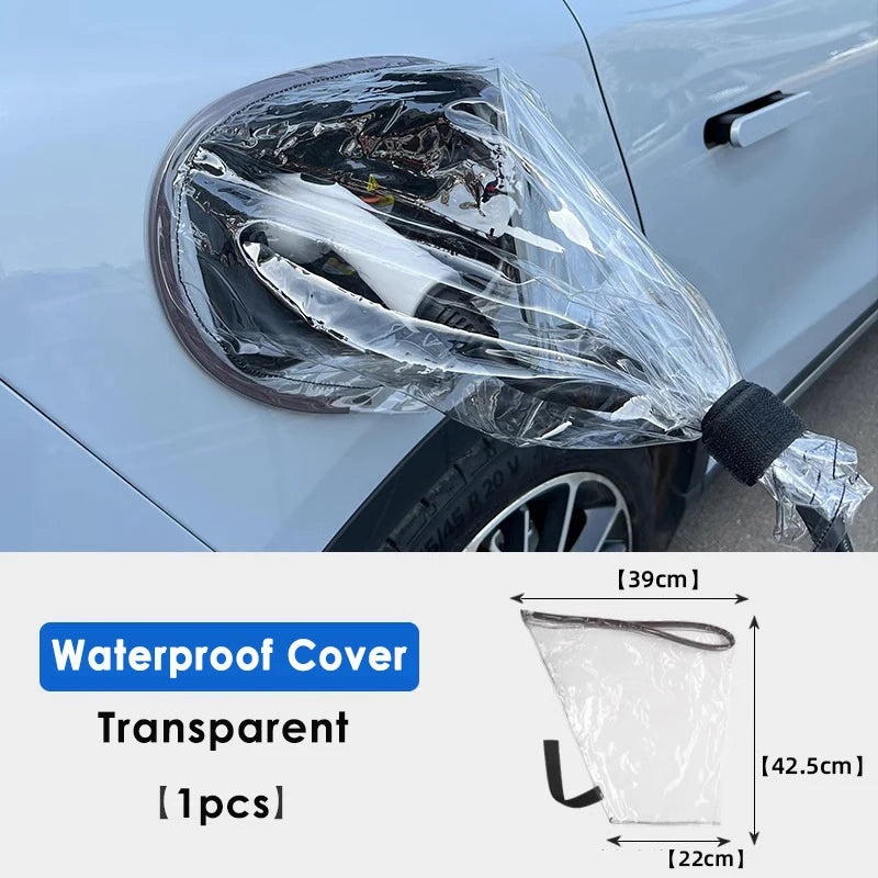 kebidumei Universal EV Charger Rain Cover – Waterproof & Snowproof Magnetic Charging Port Protector for Electric Vehicles – All-Weather Outdoor Protection