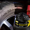 Premium Black Shiny Tire Wax | Long-Lasting High-Gloss Shine, UV Protection & Anti-Cracking Rubber Restorer